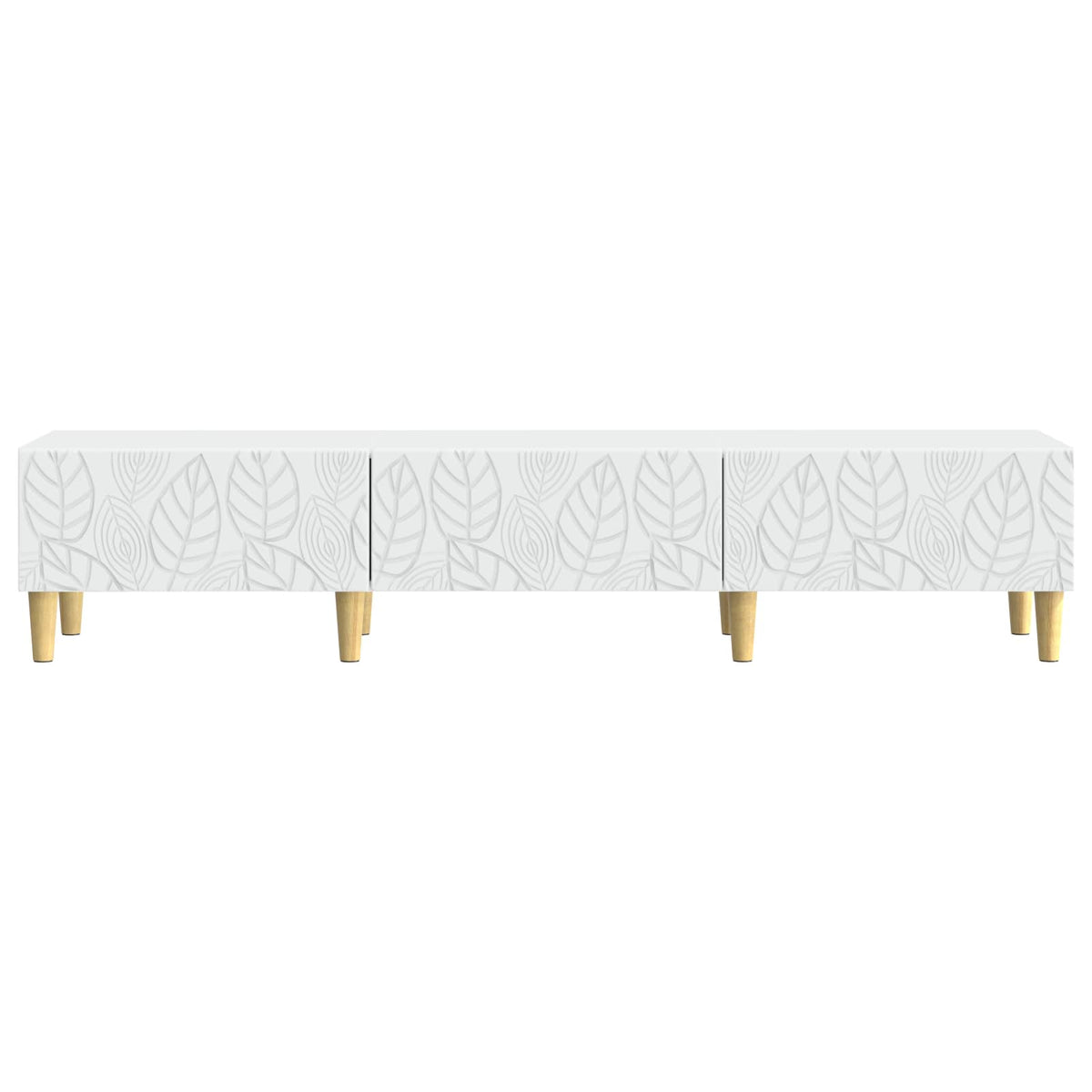 TV Cabinet 147 x 34.5 x 30 cm White Engineered Wood