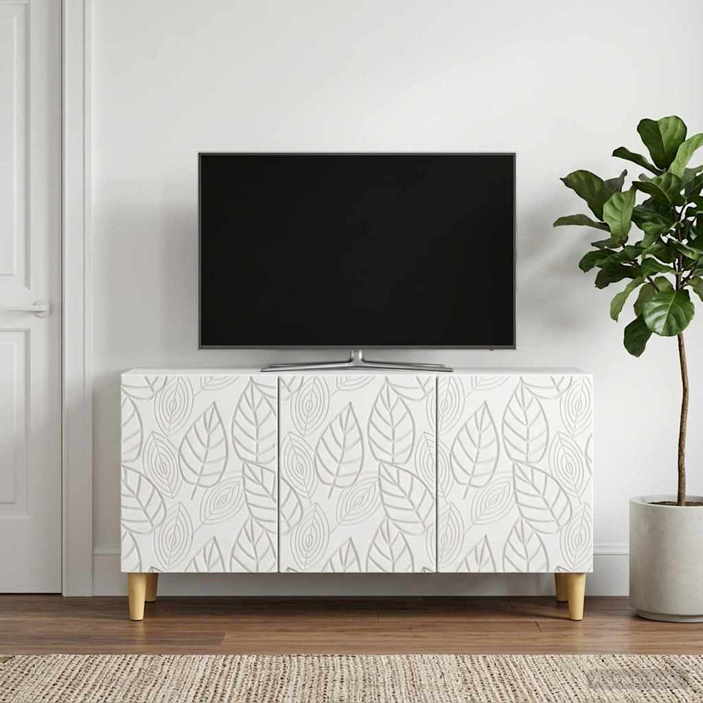 TV Cabinet 99 x 34.5 x 50 cm White Engineered Wood