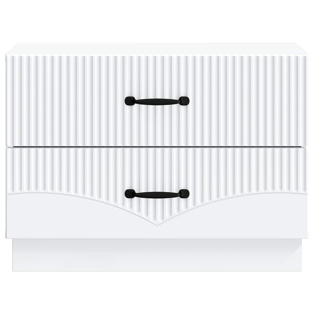 Bedside Cabinet White 62 x 34.5 x 44.5 cm Engineered Wood