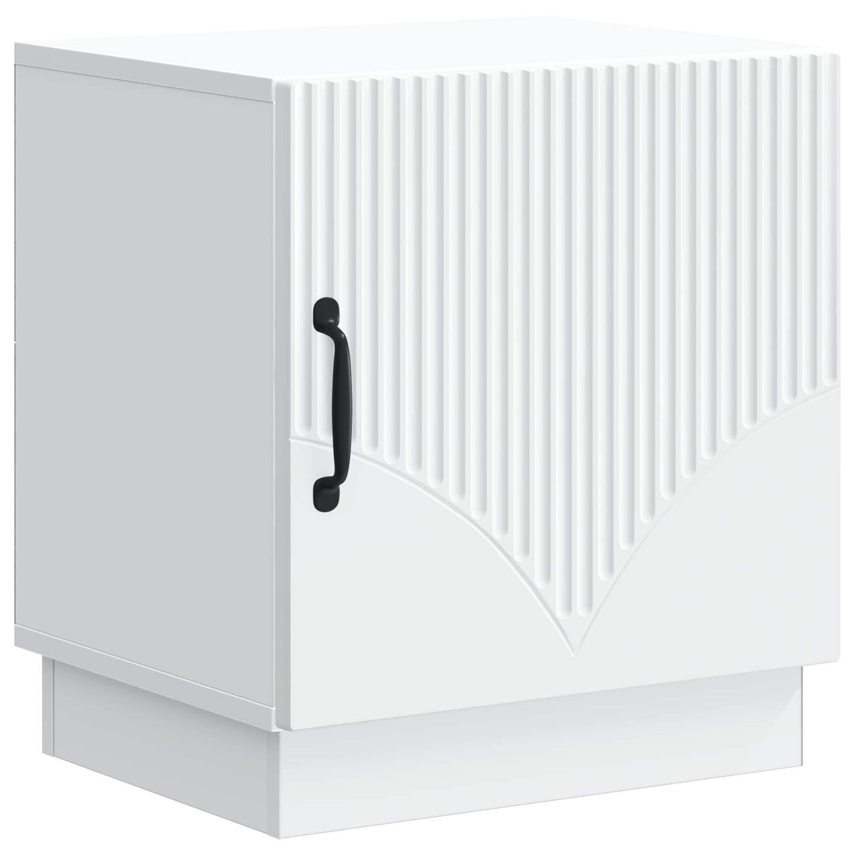 Bedside Table White 43 x 34.5 x 47 cm Engineered Wood