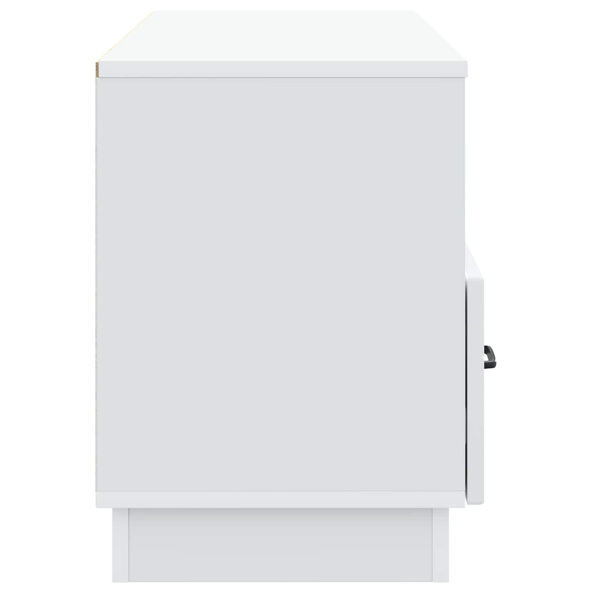 TV Cabinet with Drawer White 102 x 34.5 x 47 cm Engineered Wood