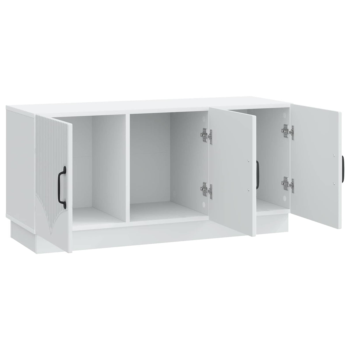 TV Cabinet White 99 x 34.5 x 47 cm Engineered Wood