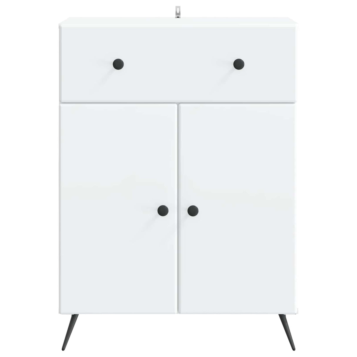 Sideboard with Drawer White 66 x 34.5 x 90 cm Engineered Wood