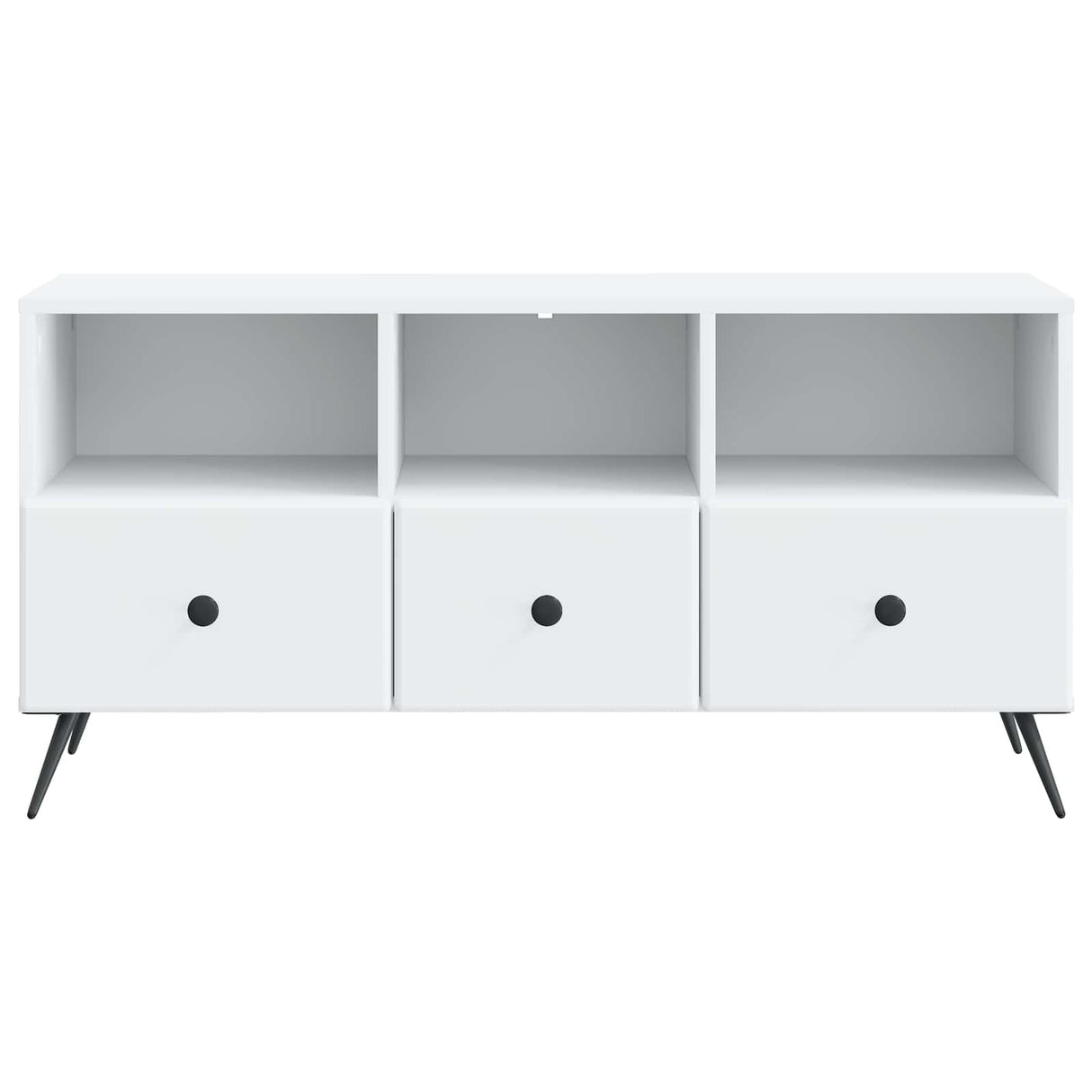 TV Cabinet with Drawer White 102 x 34.5 x 50 cm Engineered Wood
