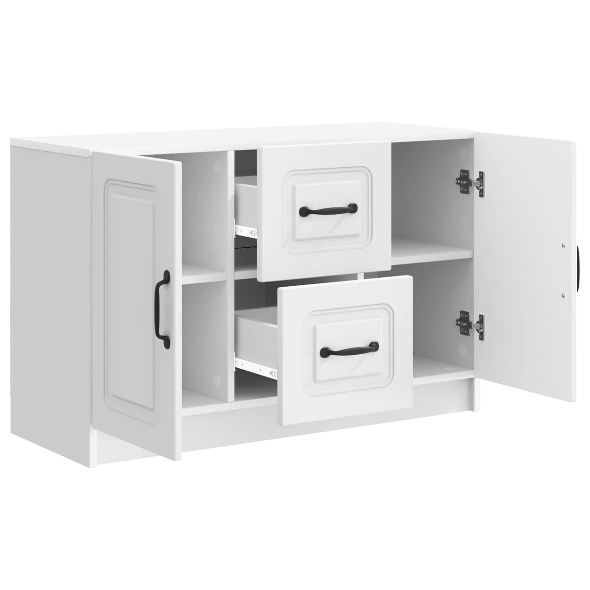 Sideboard with Drawer White 89 x 34.5 x 57 cm Engineered Wood
