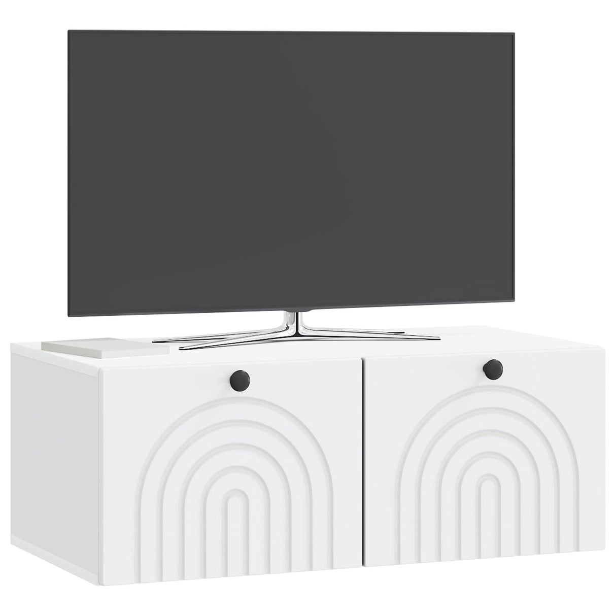 Wall-Mounted TV Cabinet White 78.5 x 41 x 30 cm Engineered Wood