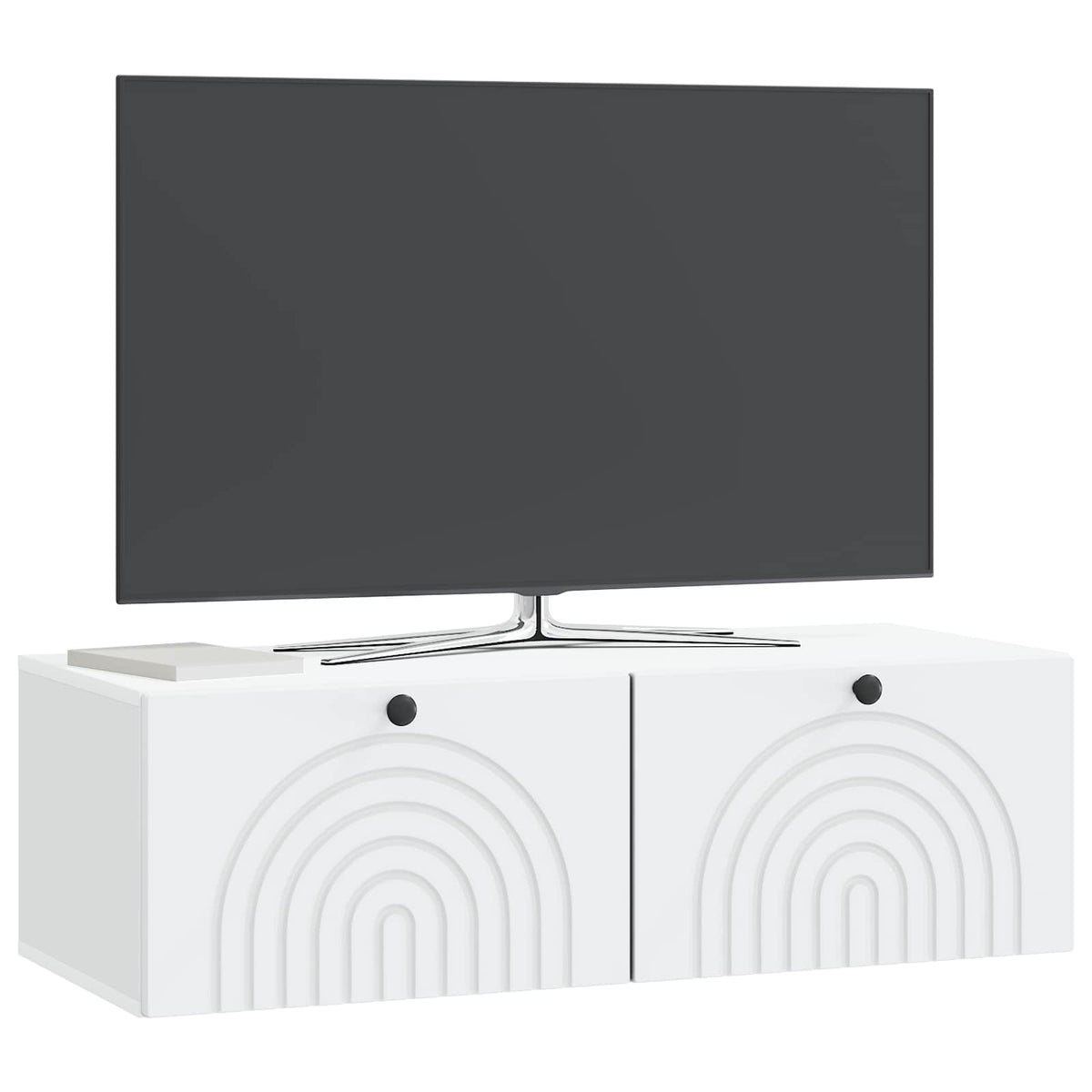 Wall-Mounted TV Cabinet 99 x 41 x 30 cm White Engineered Wood