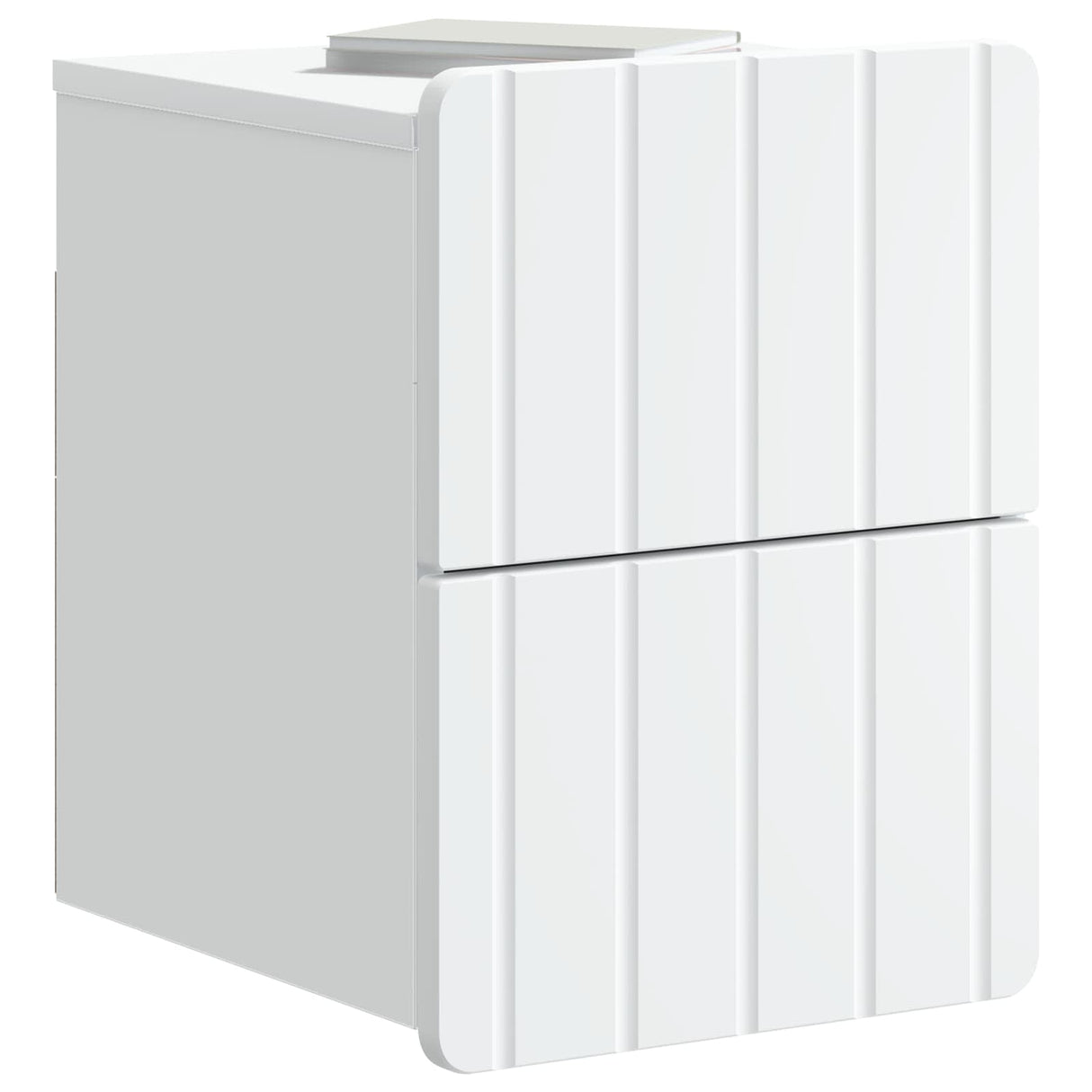 Wall-Mounted Bedside Cabinet White 33 x 34.5 x 43 cm