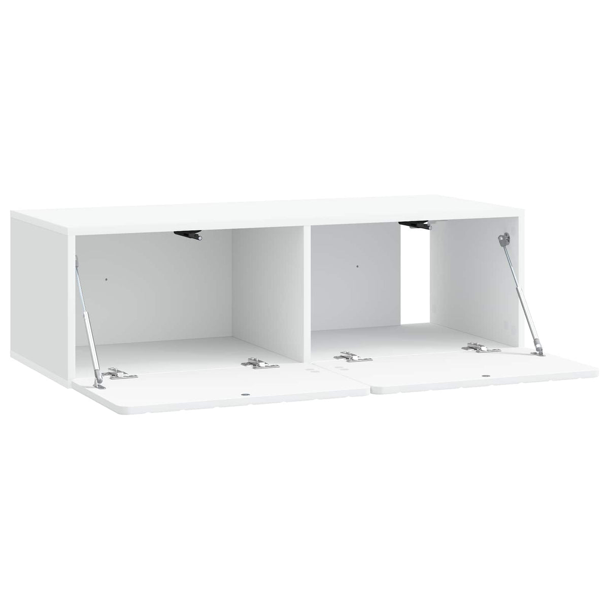 Wall-Mounted TV Cabinet 98 x 41 x 30 cm White Engineered Wood