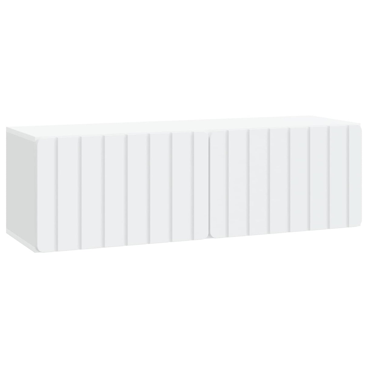 Wall-Mounted TV Cabinet 98 x 31 x 30 cm White Engineered Wood
