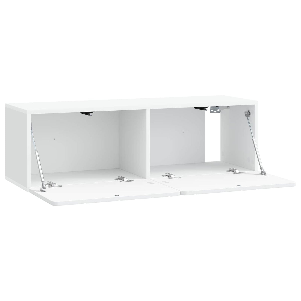 Wall-Mounted TV Cabinet 98 x 31 x 30 cm White Engineered Wood