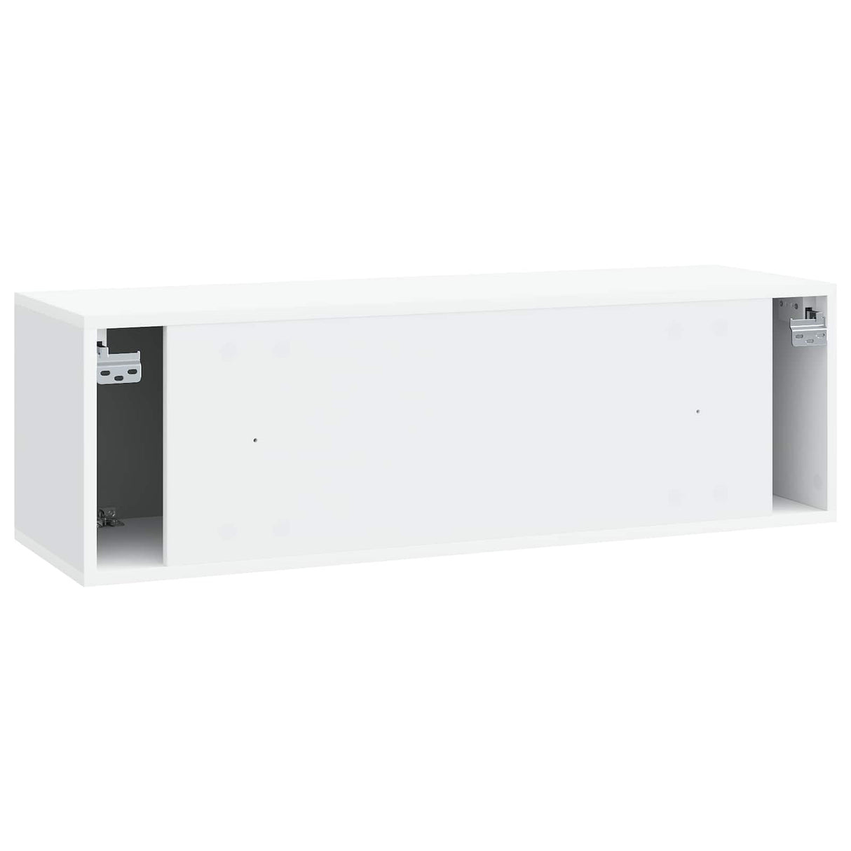 Wall-Mounted TV Cabinet 98 x 31 x 30 cm White Engineered Wood