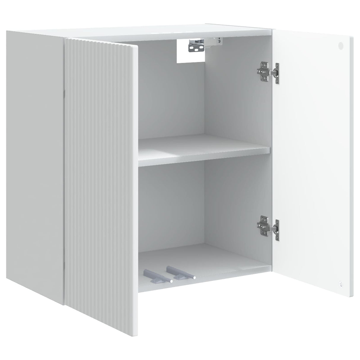 Wall-Mounted Cabinet 59 x 31 x 60 cm Engineered Wood White