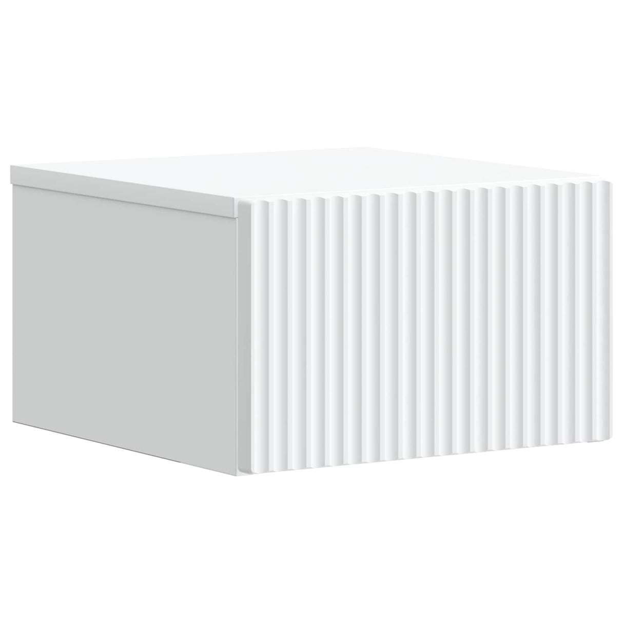 Wall-Mounted Bedside Cabinet White 33 x 34.5 x 20 cm
