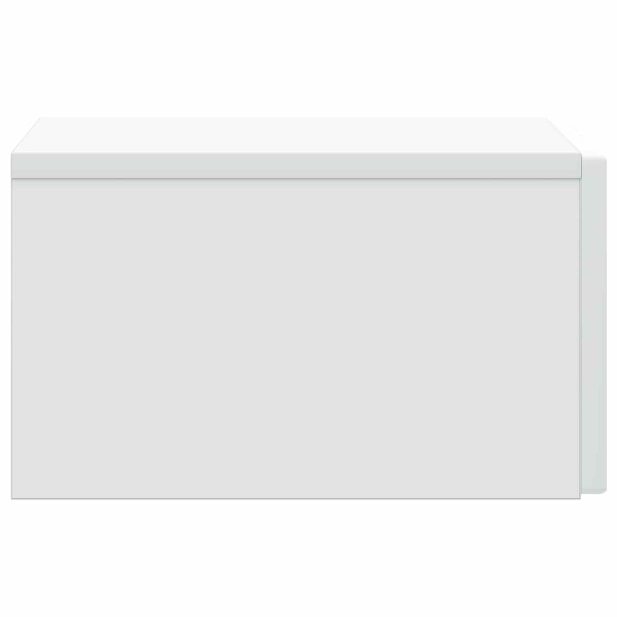 Wall-Mounted Bedside Cabinet White 33 x 34.5 x 20 cm