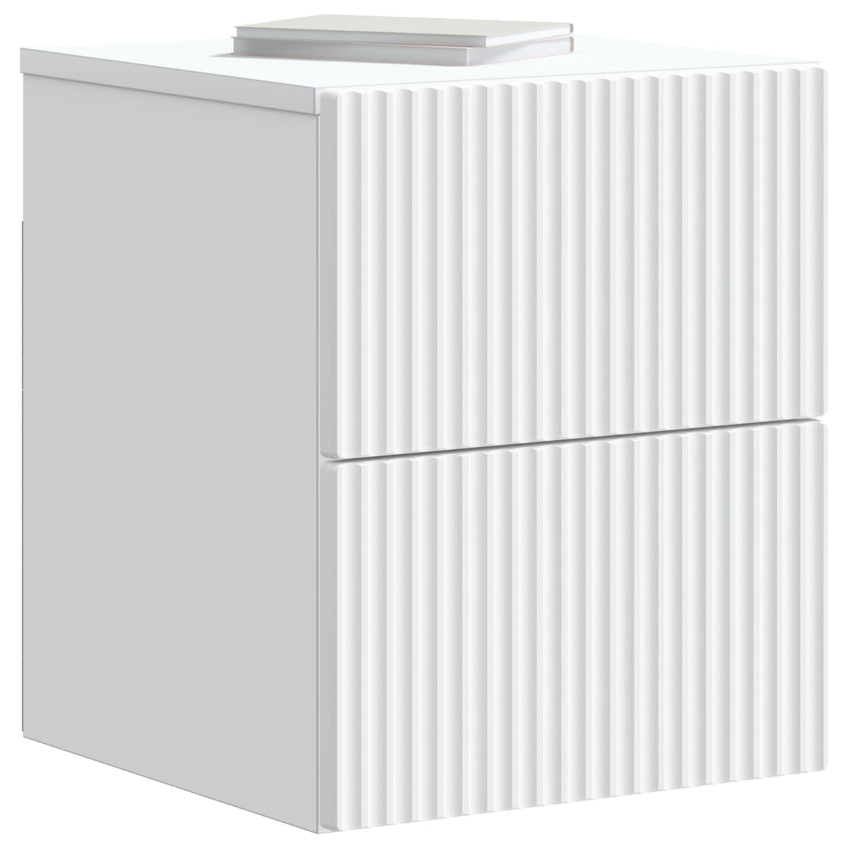 Wall-Mounted Bedside Cabinet White 33 x 34.5 x 40 cm