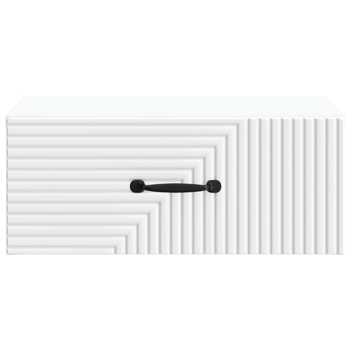 Wall-Mounted Bedside Cabinet White 49 x 34.5 x 20 cm