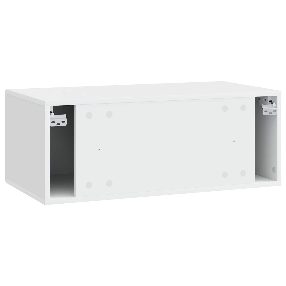 Wall-Mounted TV Cabinet 59.5 x 31 cm White Engineered Wood