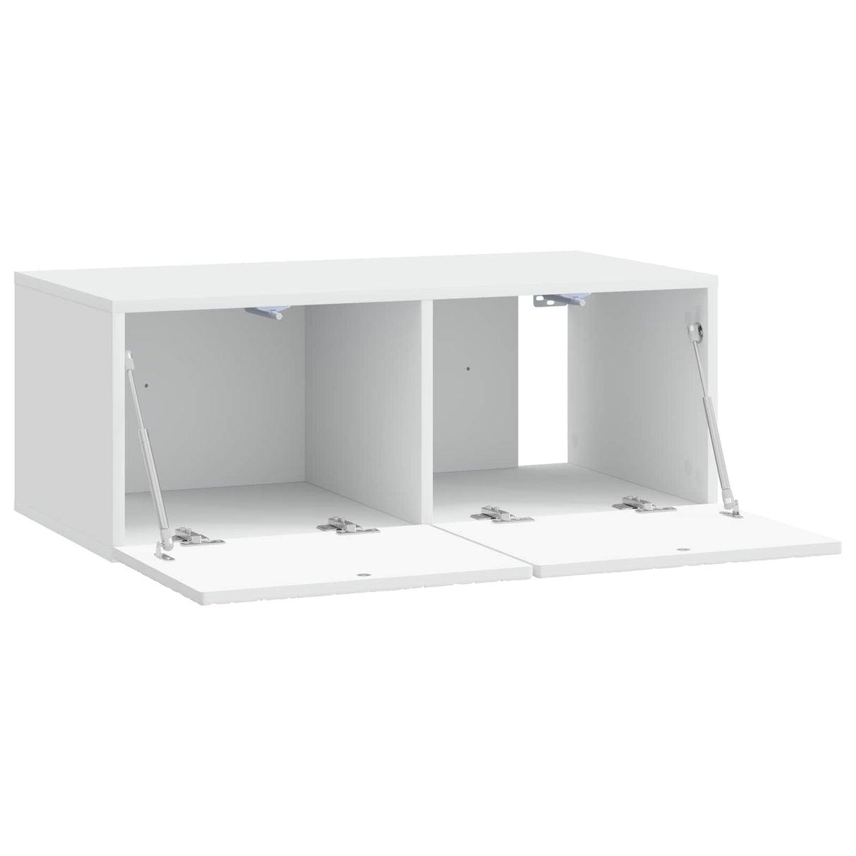 Wall-Mounted TV Cabinet 78.5 x 31 cm White Engineered Wood