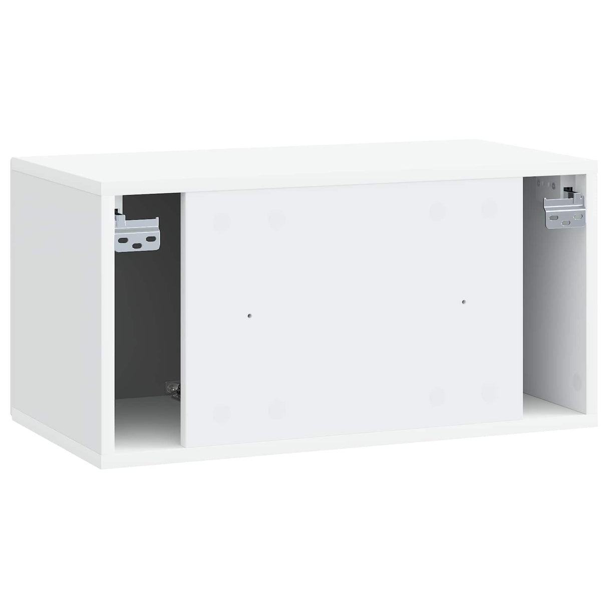 Wall-Mounted TV Cabinet White 59.5 x 31 x 30 cm Engineered Wood