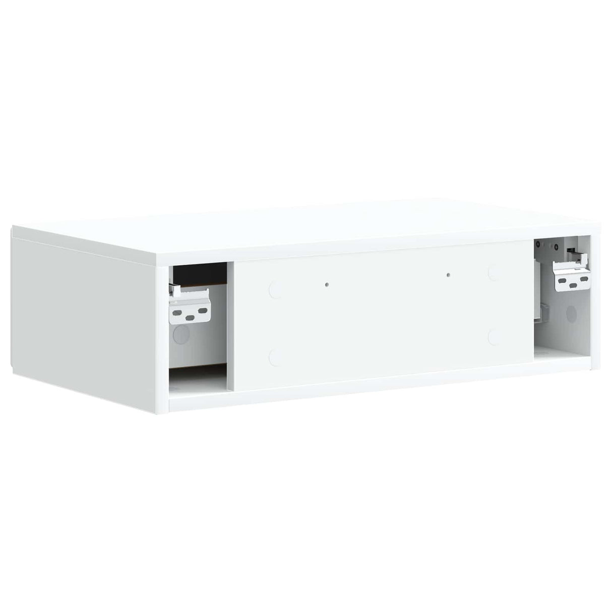 Wall-Mounted Side Table White 59 x 34.5 x 17 cm Engineered Wood