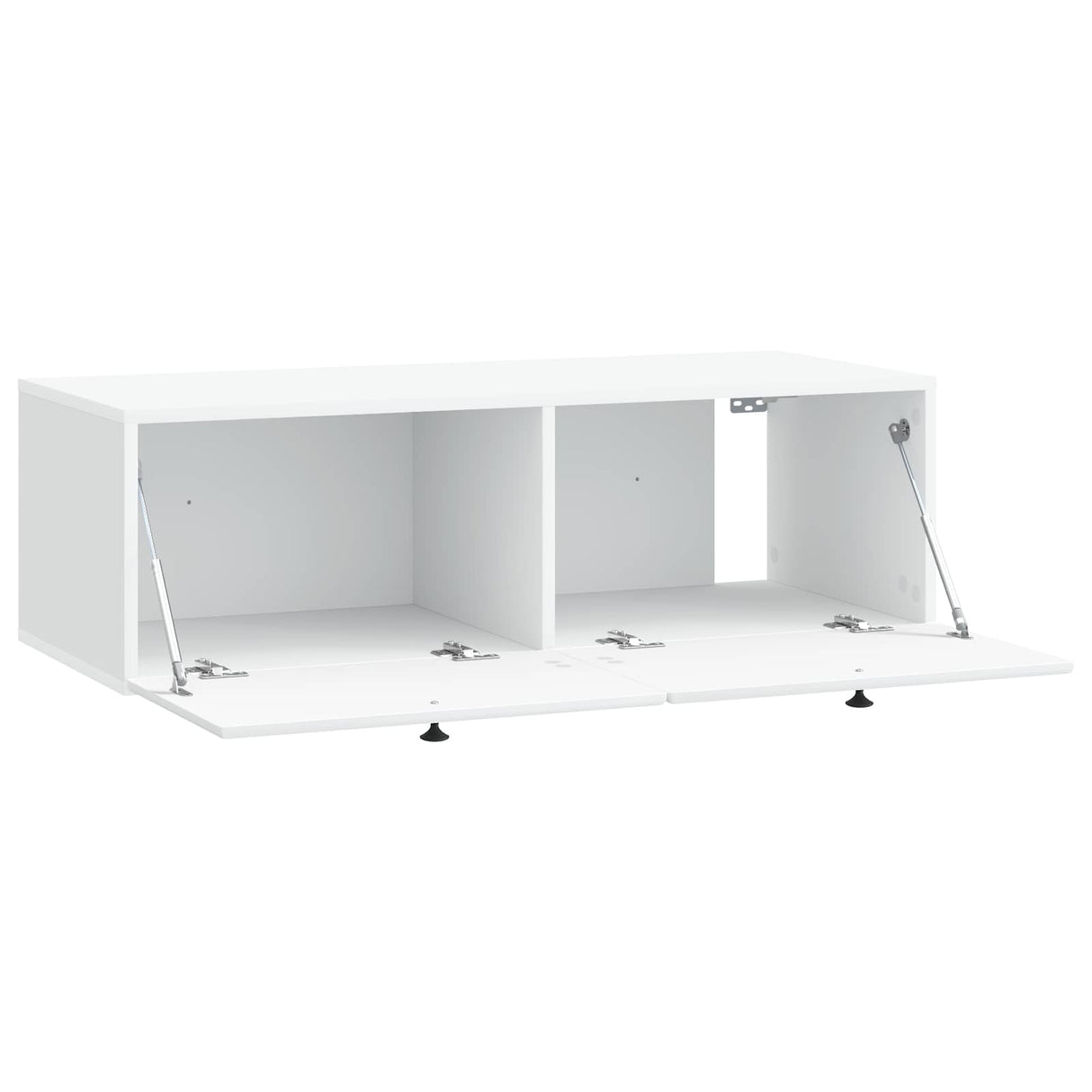 Wall-Mounted TV Cabinet 98 x 41 x 30 cm White Engineered Wood