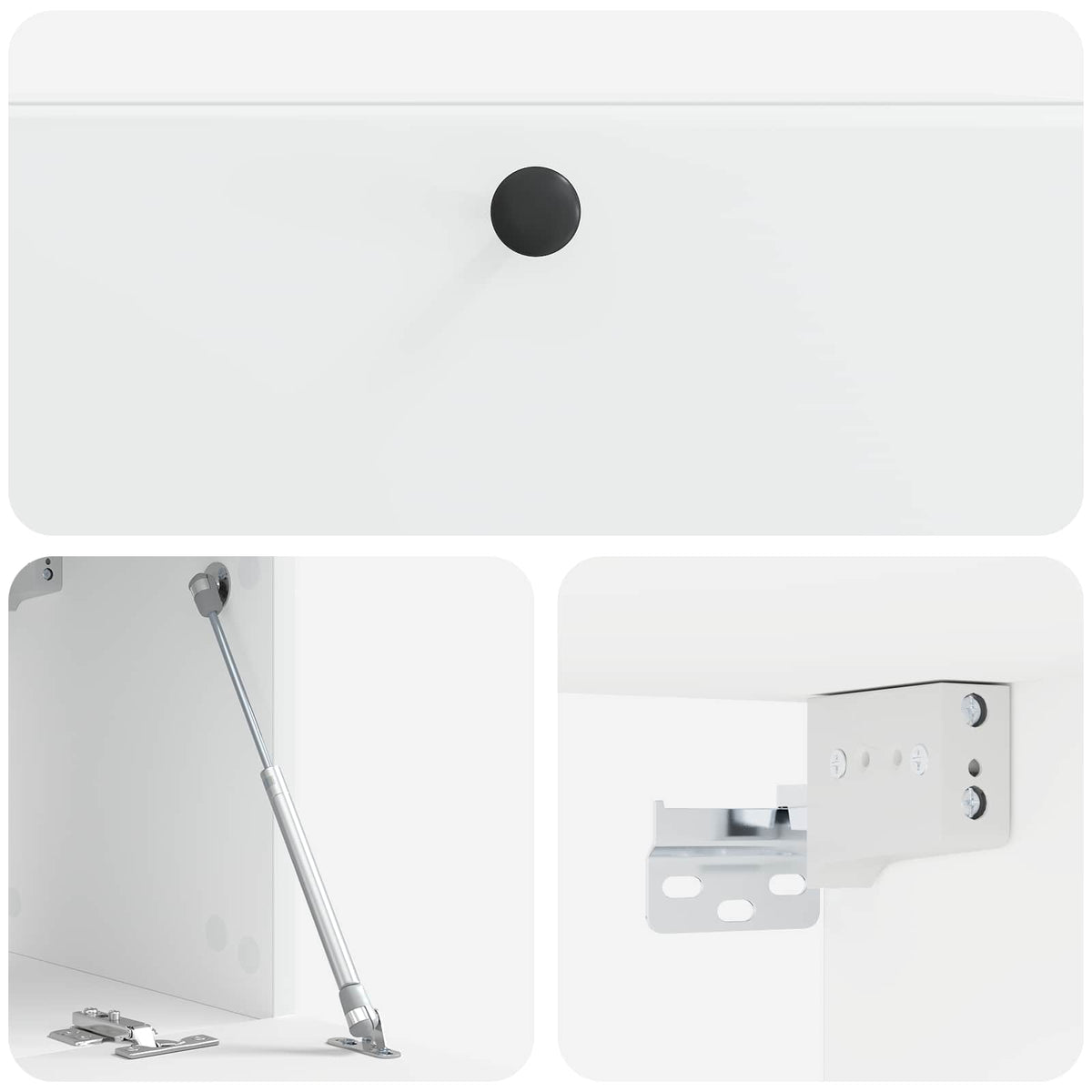 Wall-Mounted TV Cabinet 78.5 x 31 x 30 cm White Engineered Wood