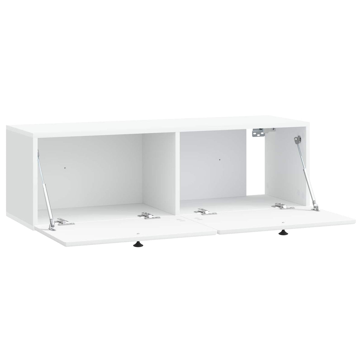 Wall-Mounted TV Cabinet 98 x 31 x 30 cm White Engineered Wood