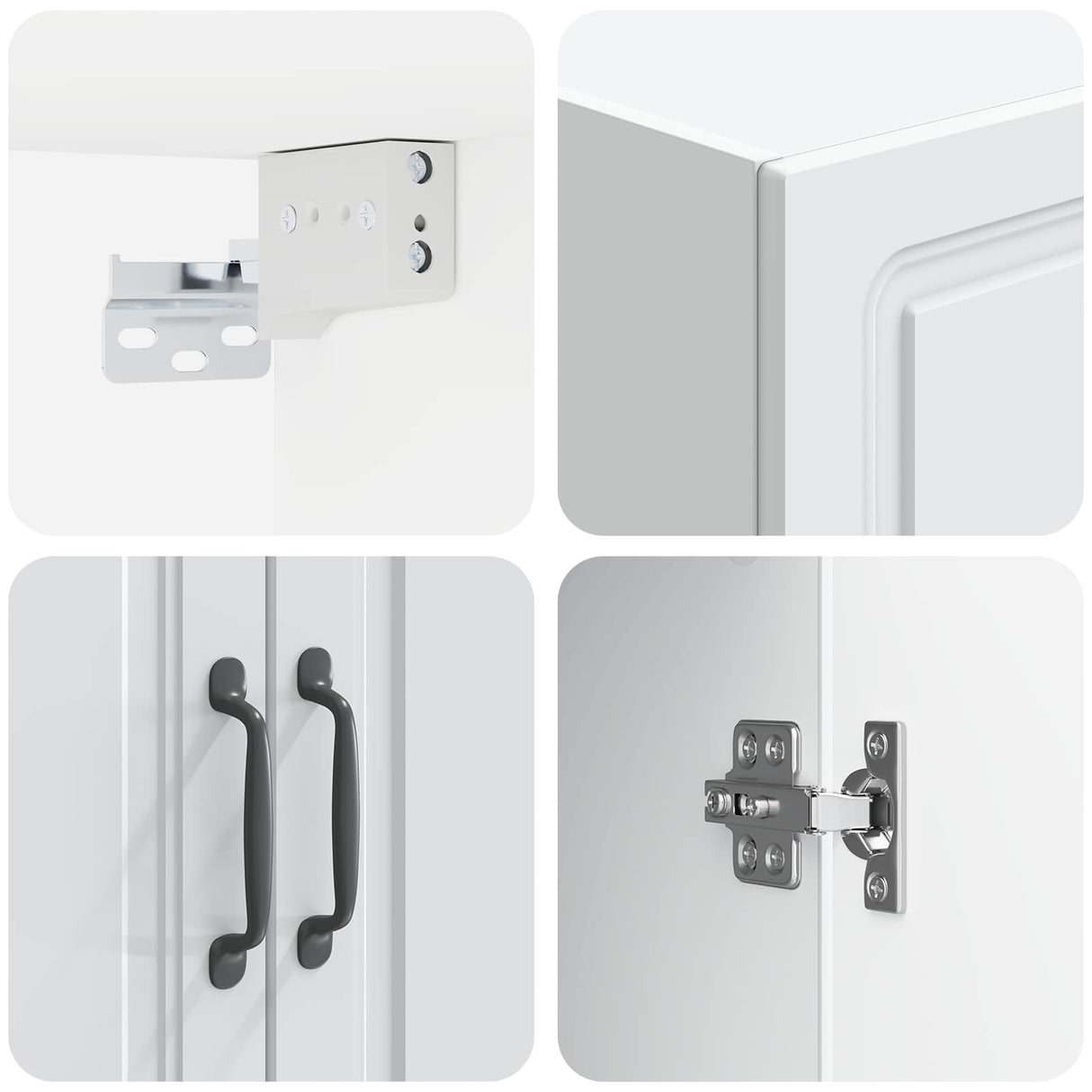 Wall-Mounted Cabinet 59 x 31 x 60 cm Engineered Wood White