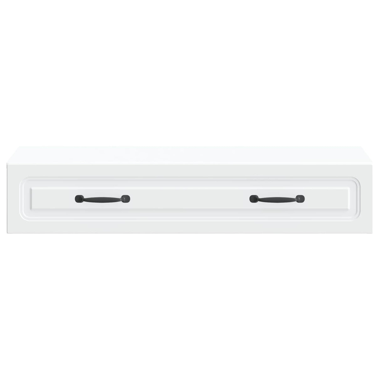 Wall-Mounted Side Table Wall-mounted White 87.5 x 34.5 x 17 cm