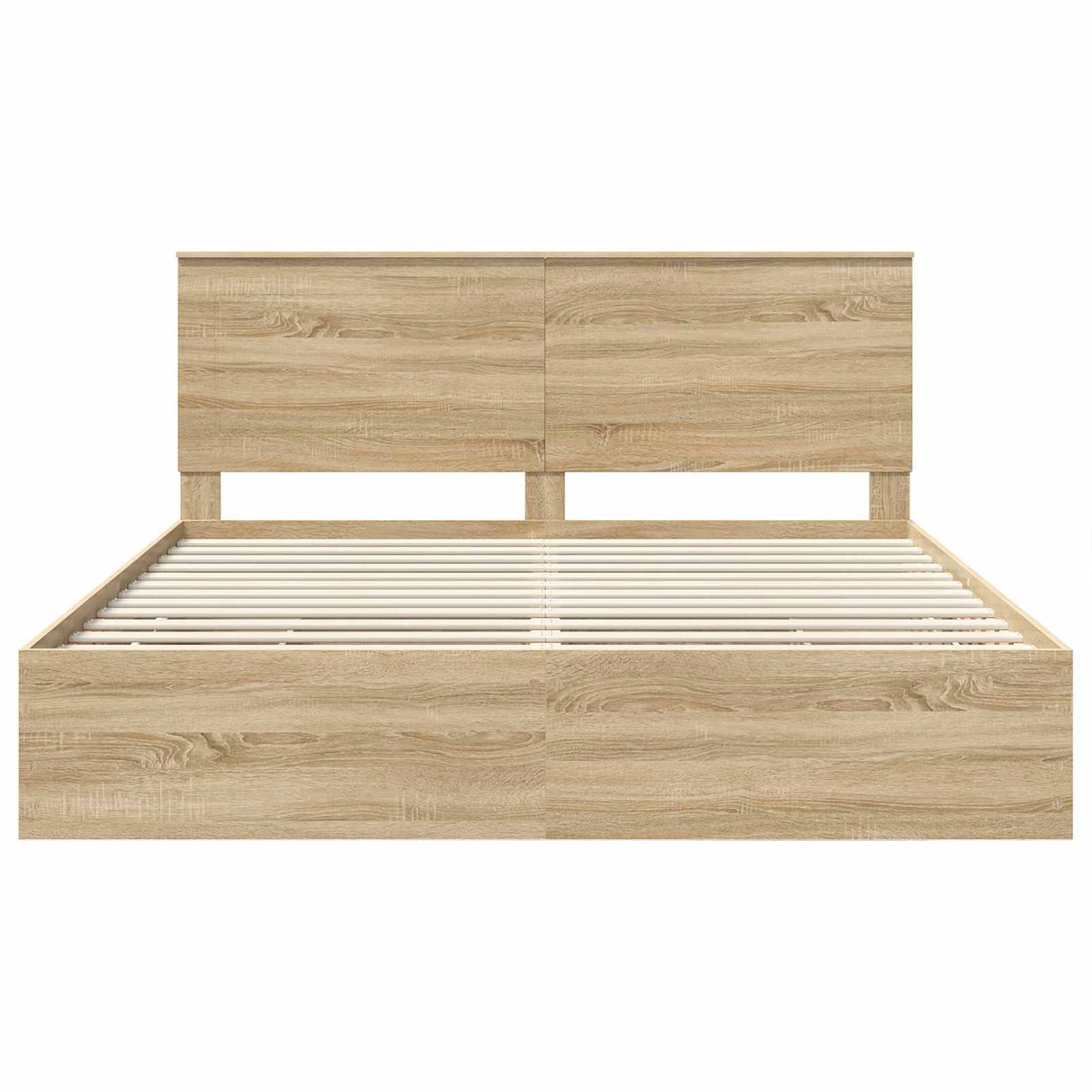 Bed Frame with Drawer Sonoma Oak 180 x 200 cm Engineered Wood