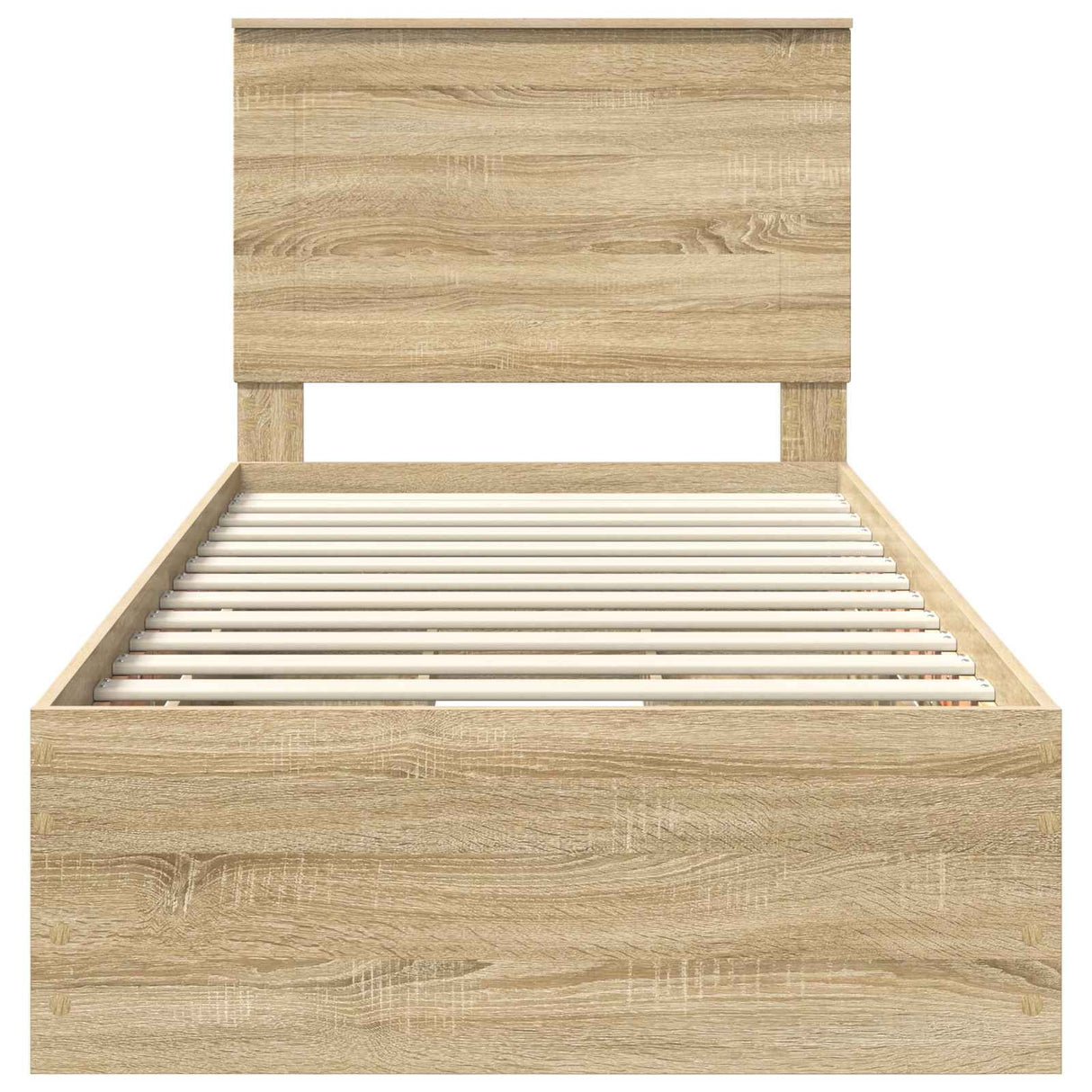 Bed Frame with Drawer Sonoma Oak 90 x 190 cm Engineered Wood