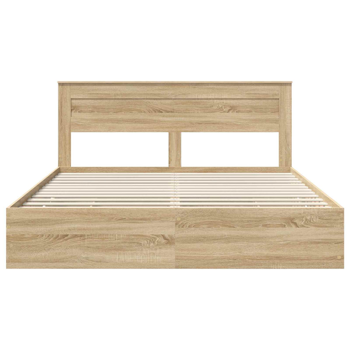 Bed Frame with Drawer Sonoma Oak 180 x 200 cm Engineered Wood