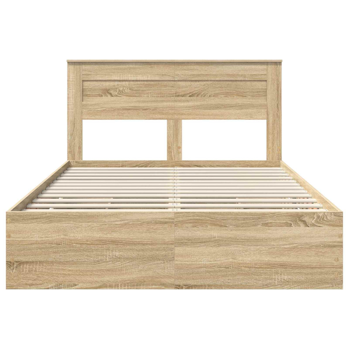 Bed Frame with Drawer Sonoma Oak 150 x 200 cm Engineered Wood