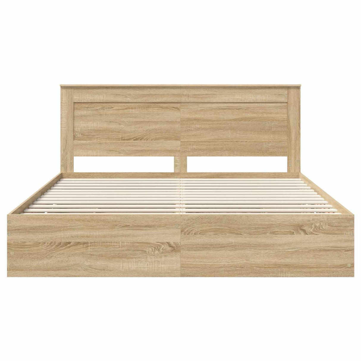 Bed Frame with Drawer Sonoma Oak 180 x 200 cm Engineered Wood