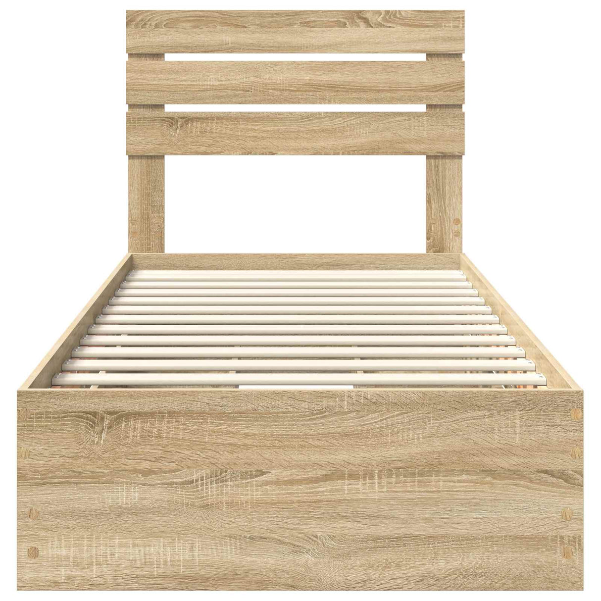 Bed Frame with Drawer Sonoma Oak 90 x 190 cm Engineered Wood