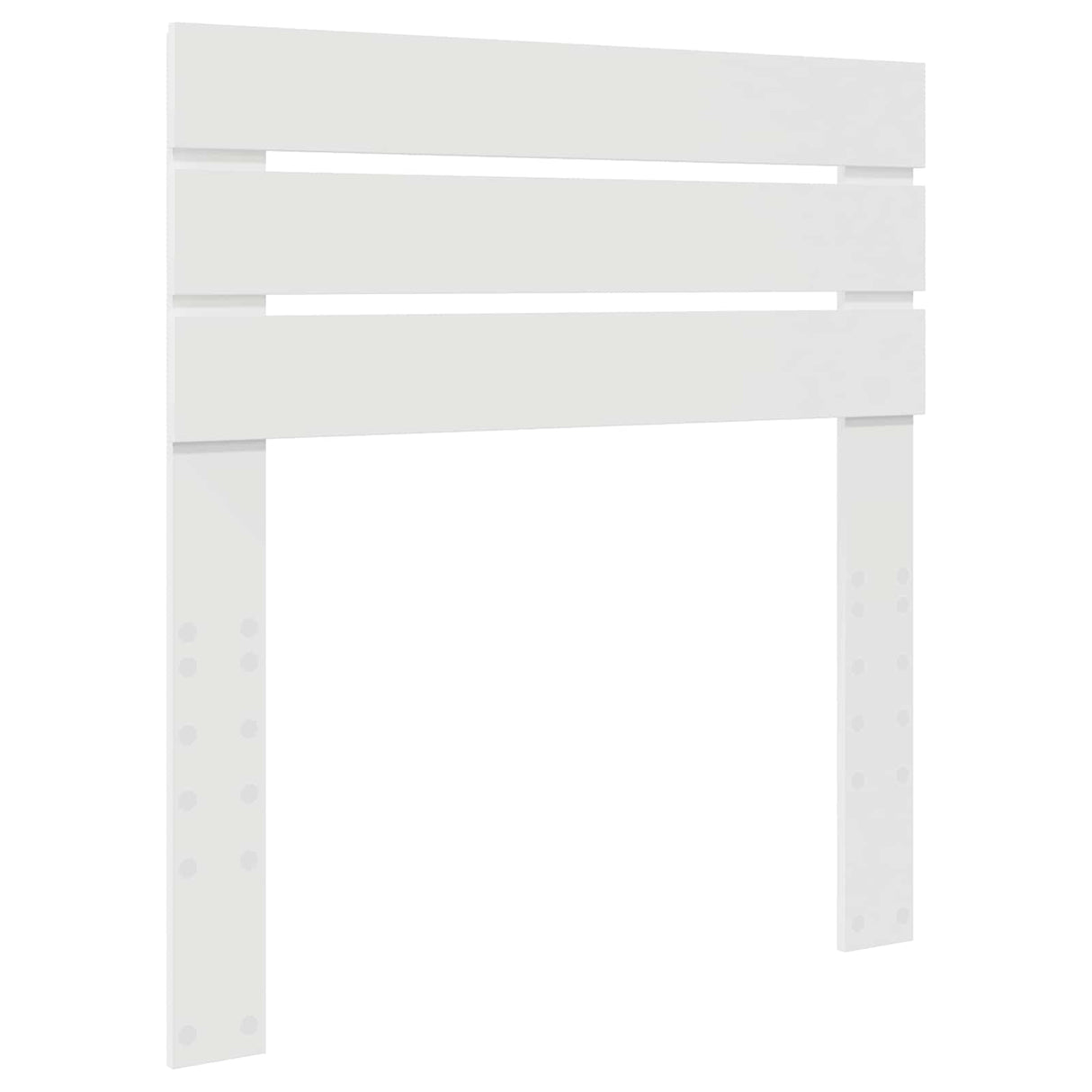 Storage Bed with Headboard White 90 x 190 cm Engineered Wood