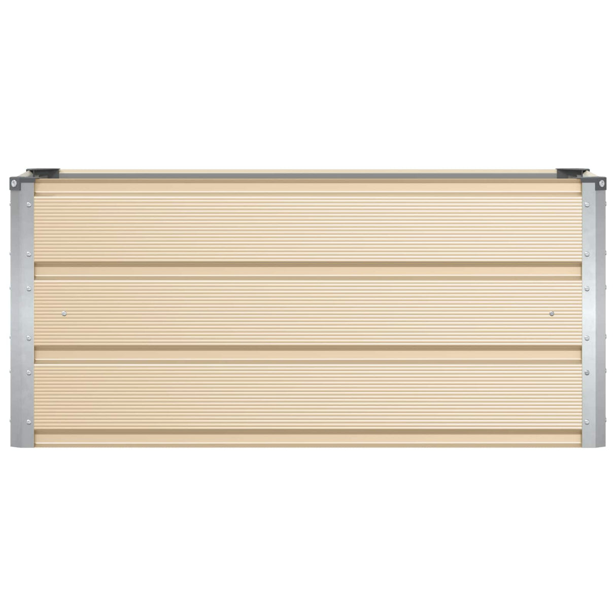 Planter Ivory 100 x 40 x 45 cm Steel