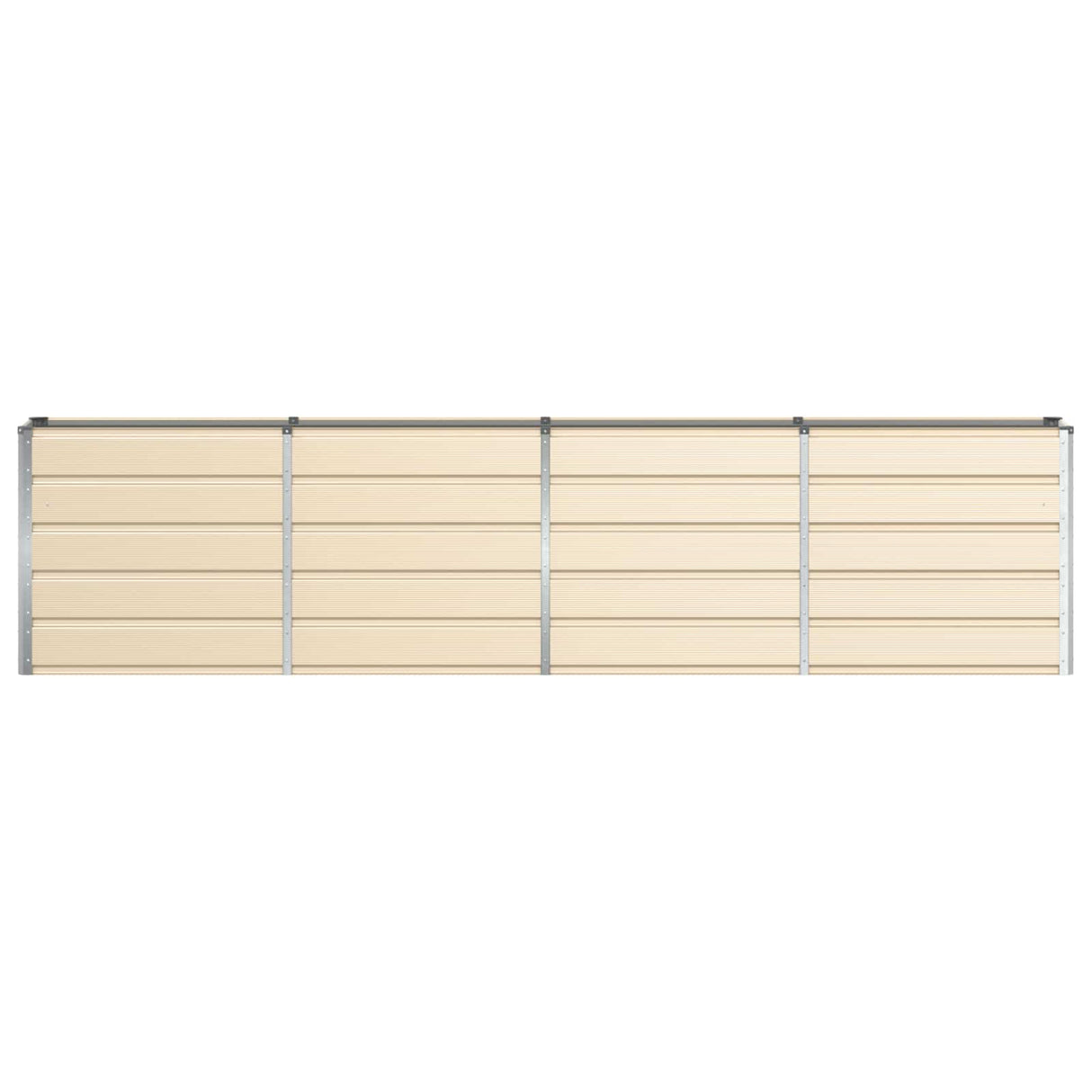 Planter Ivory 160 x 40 x 75 cm Steel