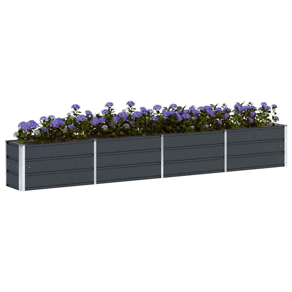 Planter Anthracite 320 x 40 x 45 cm Steel