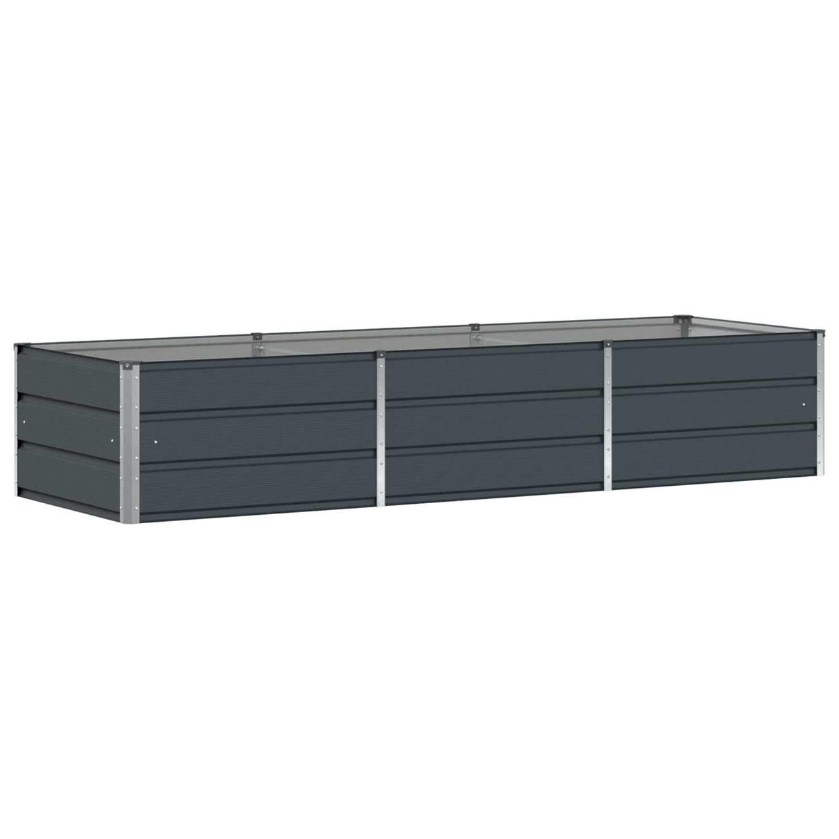 Planter Anthracite 240 x 80 x 45 cm Steel