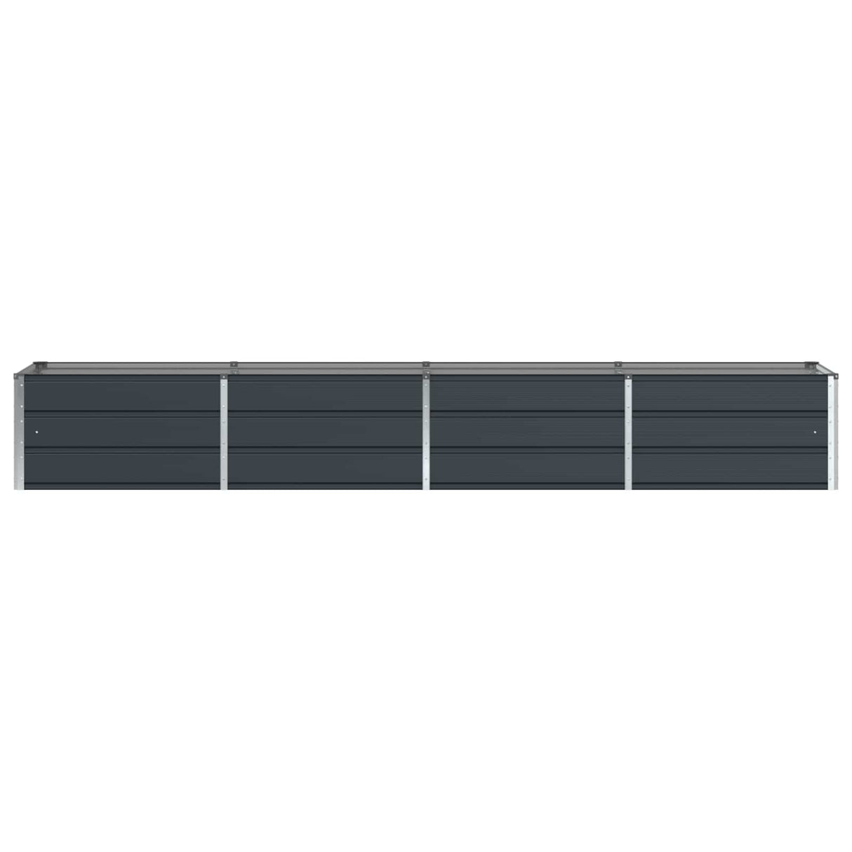 Planter Anthracite 320 x 80 x 45 cm Steel