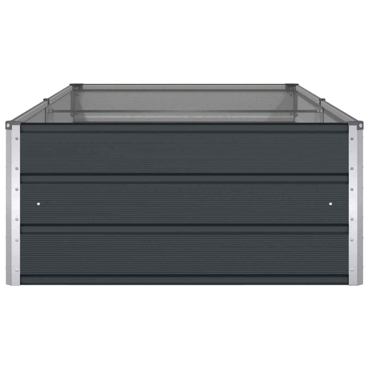 Planter Anthracite 195 x 100 x 45 cm Galvanised Steel