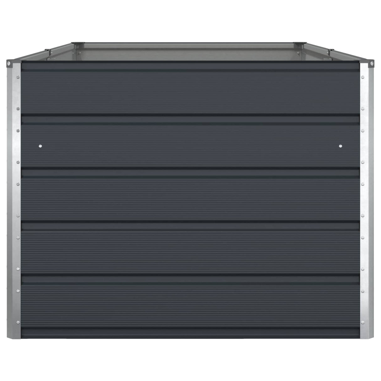 Planter Anthracite 195 x 100 x 75 cm Galvanised Steel