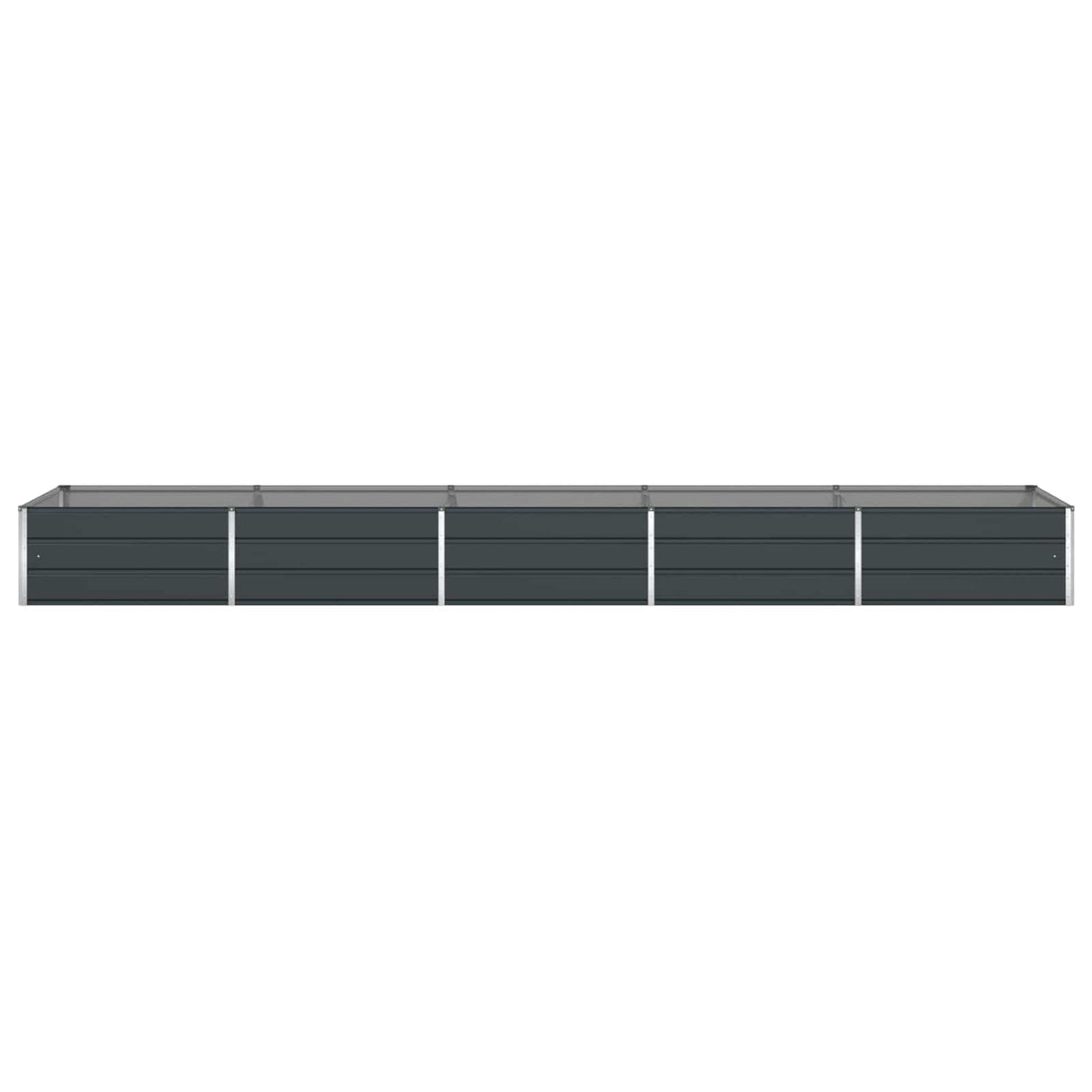 Planter Anthracite 480 x 100 x 45 cm Galvanised Steel