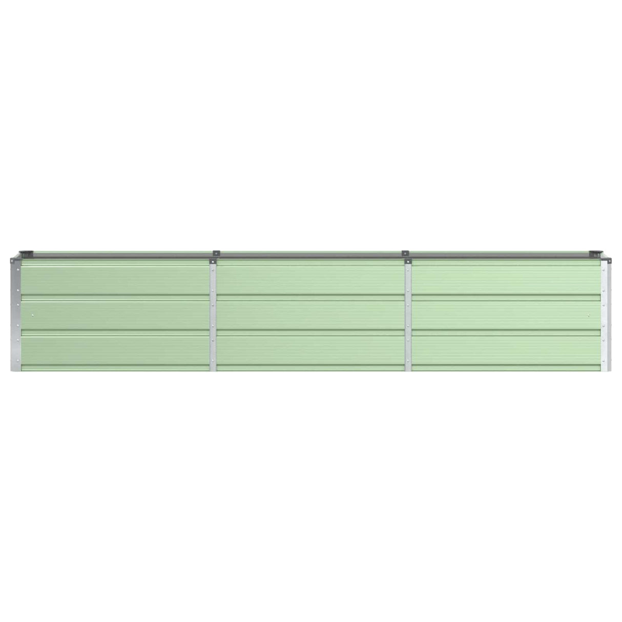 Planter Green 240 x 40 x 45 cm Steel