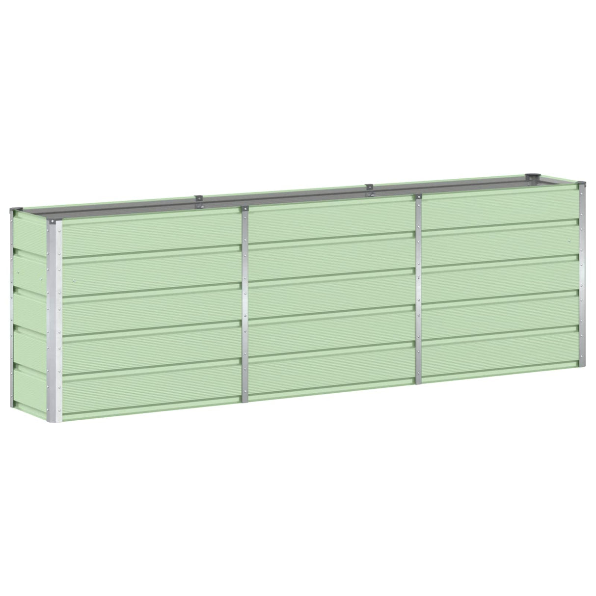 Planter Green 160 x 40 x 75 cm Steel