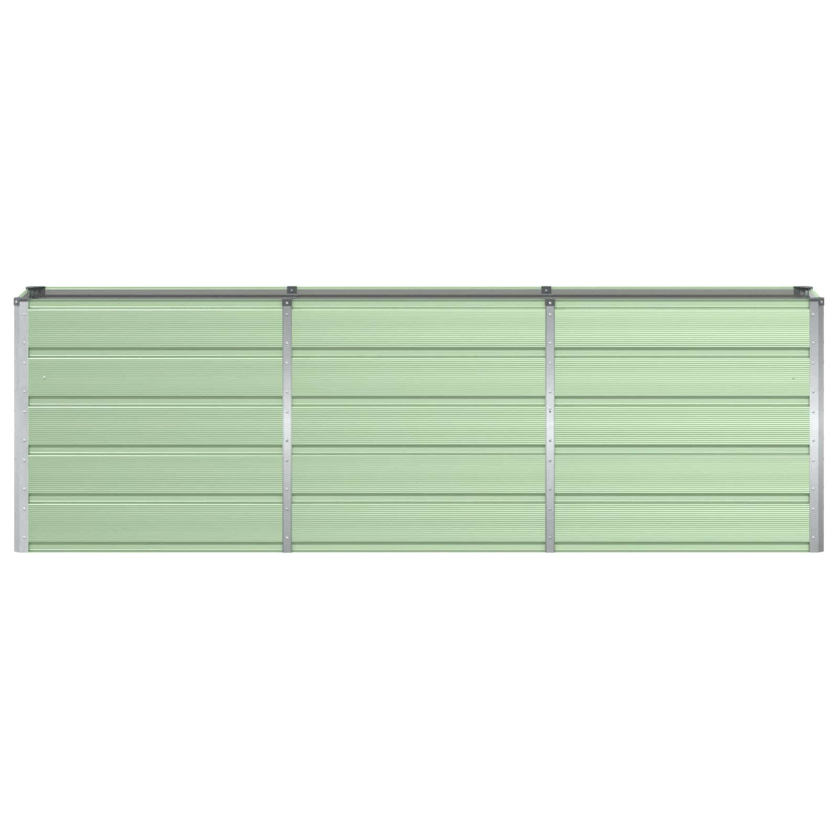 Planter Green 240 x 40 x 75 cm Steel