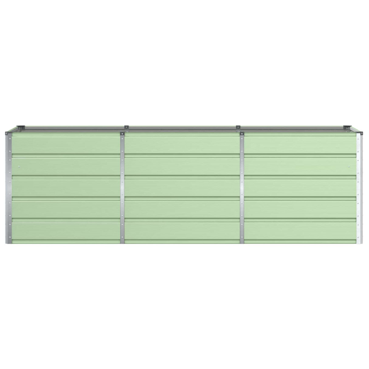 Planter Green 240 x 80 x 75 cm Steel