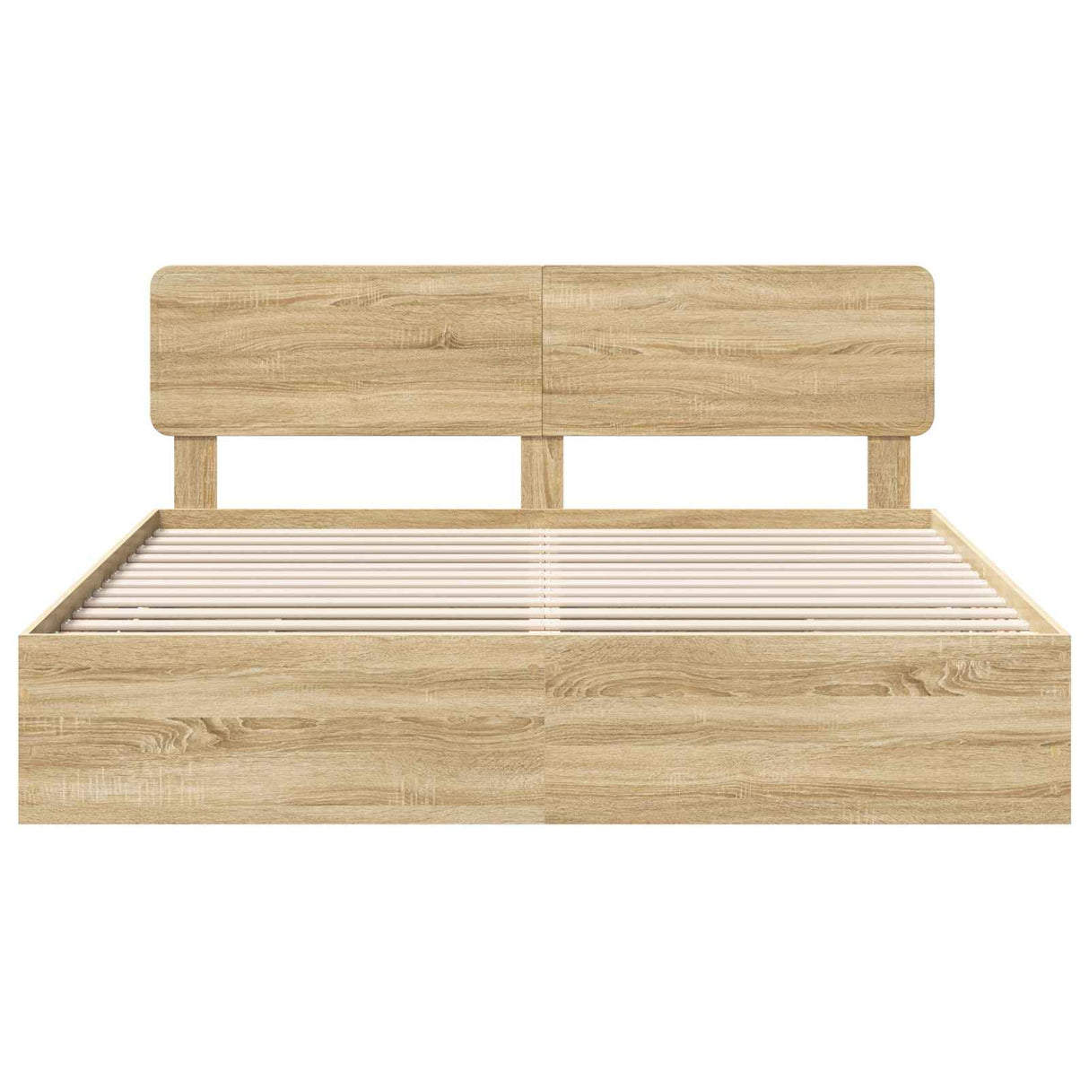 Bed Frame with Drawer Sonoma Oak 180 x 200 cm Engineered Wood